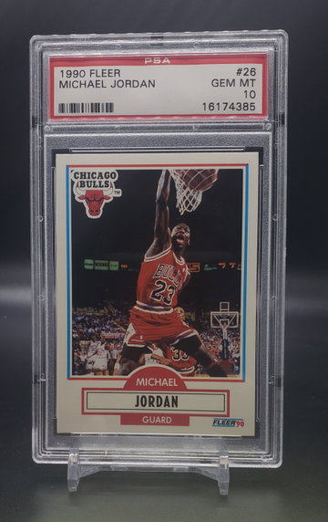 Michael Jordan 1990 Fleer PSA 10