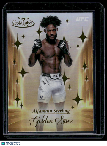 2024 Topps Gold Label UFC Aljamain Sterling #GS-8 Golden Stars