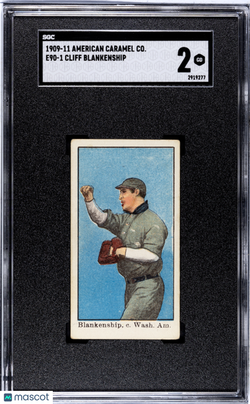 1909 American Caramel Co. (E90-1) Cliff Blankenship SGC 2