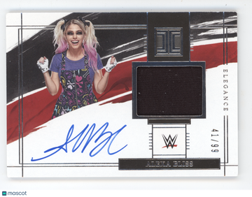 2022 Panini Impeccable WWE Elegance Memorabilia Autographs Alexa Bliss #EM-ABS /99