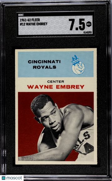 1961 Fleer Wayne Embrey #12 SGC 7.5