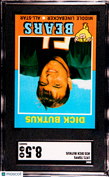 1971 Topps Dick Butkus #25 SGC 8.5