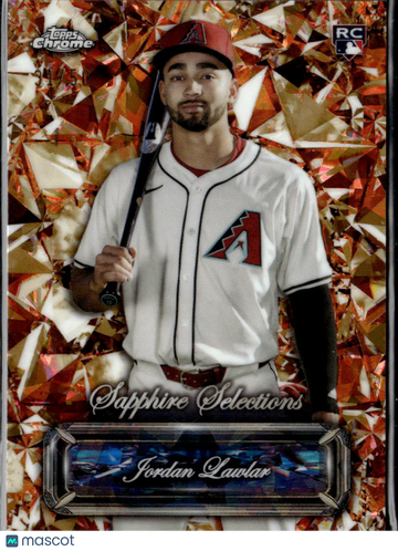 2024 Topps Chrome Sapphire Selections Jordan Lawlar #SS-6 Orange RC
