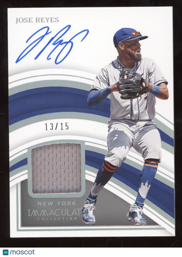 2023 Panini Immaculate Collection Jose Reyes #AM-JR /15 Jersey Patch