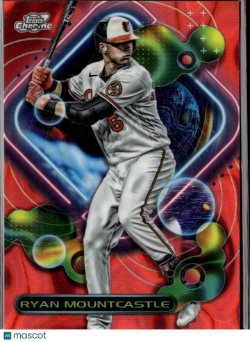 2023 Topps Chrome Cosmic Ryan Mountcastle #32 Red Refractor /5