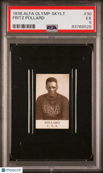 1936 Alfa Olymp-Skylt Fritz Pollard #30 PSA 5