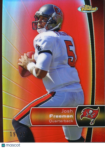 Josh Freeman 2012 Topps Finest Red Refractor Tampa Bay Buccaneers