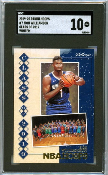Zion Williamson Hoops Rookie Winter Edition