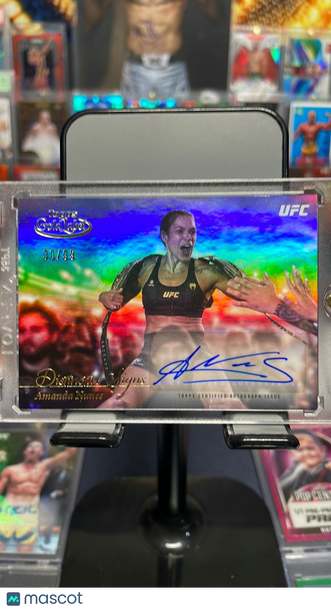 2024 Topps Gold Label SSP Refractor Amanda Nunes Auto /99 HOF