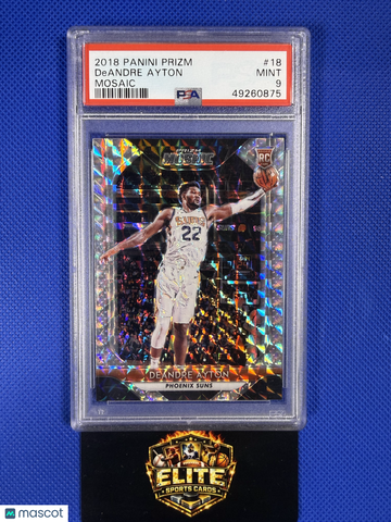 2018 Panini Prizm Mosaic DeAndre Ayton #18 Mosaic Prizm PSA 9