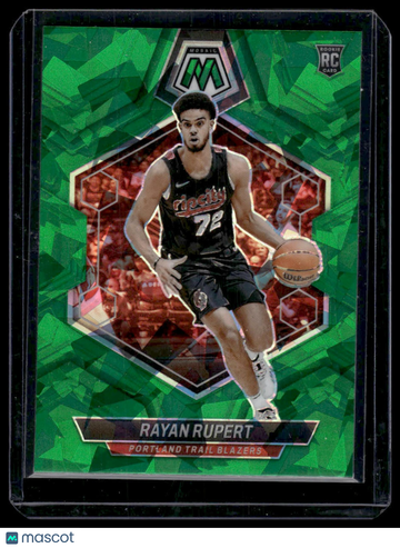 2023-24 Panini Mosaic Rayan Rupert #232 Green Ice RC