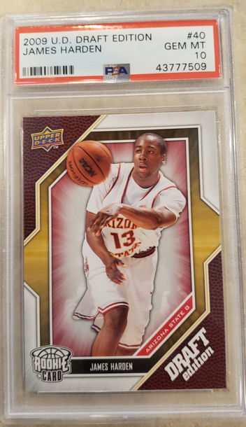James Harden RC 2009 UD Draft Edition #40 PSA 10 💎