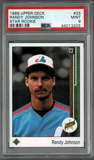 Randy Johnson 1989 Upper Deck PSA 9 Rookie HOF