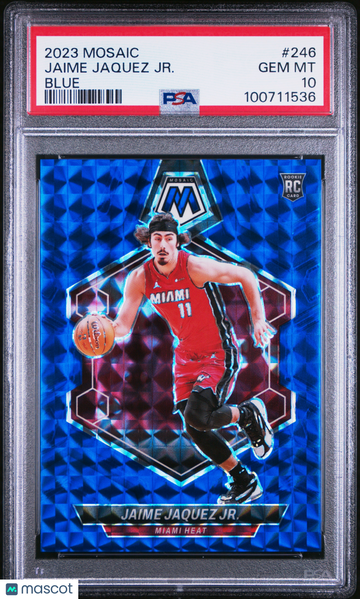 2023 Panini Mosaic Jaime Jaquez JR. #246 Blue PSA 10