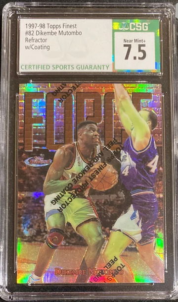 Dikembe Mutombo Refractor card