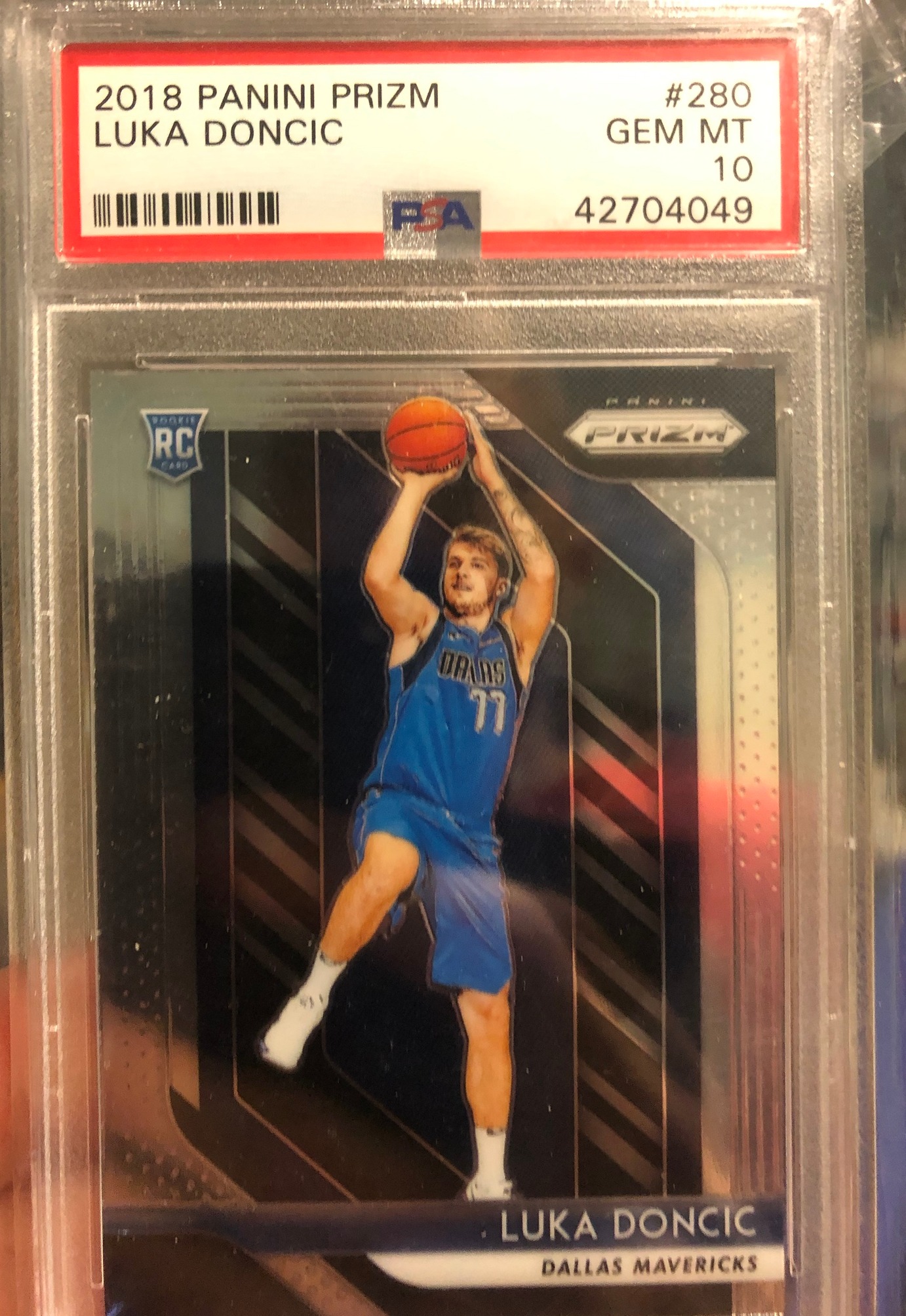 Luka Doncic 2018 Prizm PSA 10