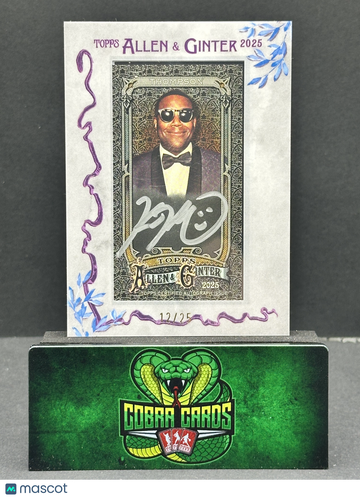 2025 Topps Allen & Ginter Kenan Thompson 20th Anniversary 12/25 Star Autograph Card #MA-KTH