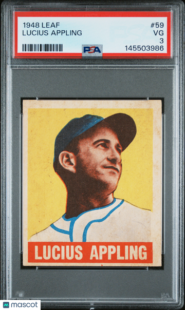 1948 Leaf Lucius Appling #59 PSA 3