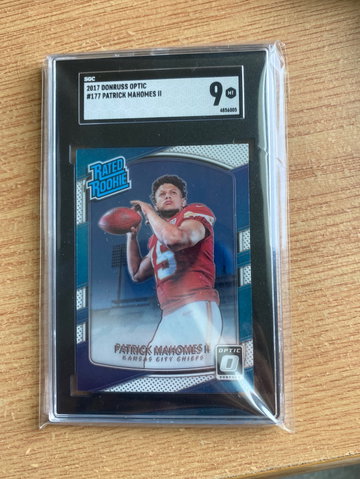 Patrick Mahomes 2017 Donruss Optic Rookie