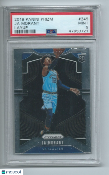 2019 Panini Prizm Ja Morant #249 Variation PSA 9