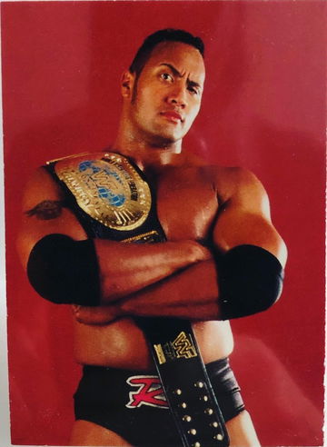 Vintage 1998 Comic Images WWF Superstarz - The Rock #8 - Red - Near Mint