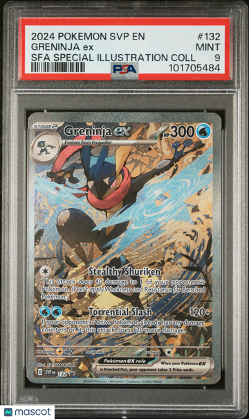 2024 Pokemon SVP EN-SV Black Star Promo Greninja EX Sfa Special Illustration Coll PSA 9 #132