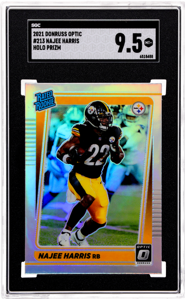2021 Donruss Optic Holo Prizm Najee Harris #213 RC SGC 9.5