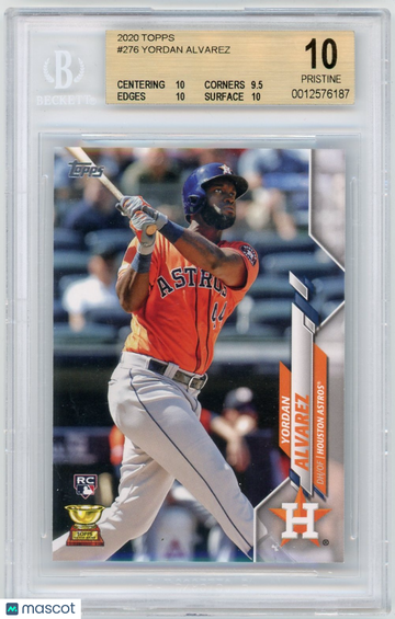 2020 Topps Yordan Alvarez #276 Rookie BGS 10