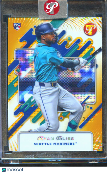 Ryan Bliss 2025 Topps Pristine RC Gold Refractor /50 Seattle Mariners