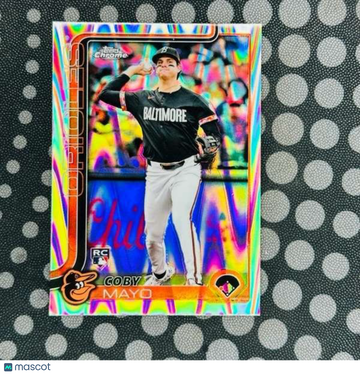 2025 Topps Chrome - Raywave Refractors Coby Mayo #120