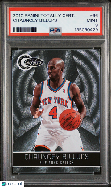 2010 Panini Totally Certified Chauncey Billups #66 / PSA 9