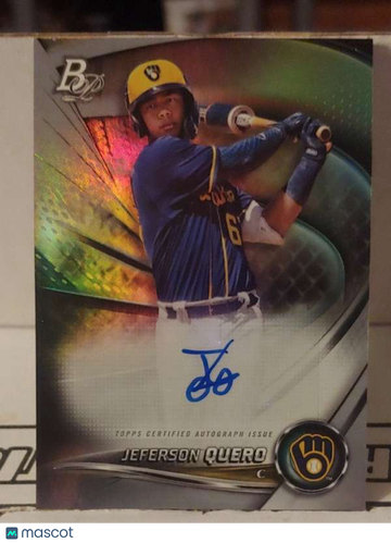 2022 Bowman Platinum - Top Prospect Autograph Jeferson Quero #TOP-82