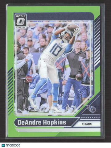 2024 Panini Donruss Optic DeAndre Hopkins #192 Lime Green 37 / 50