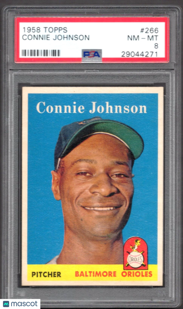 1958 Topps Connie Johnson #266 PSA 8