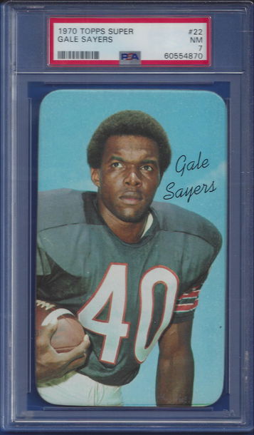1970 Topps Super #22 Gale Sayers PSA 7 (BillsGridironGreats)