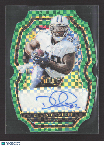 2018 Panini Select Prizm Delanie Walker #SP-DW Green Die-Cut /5