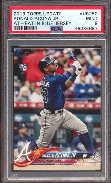 2018 Topps Update Ronald Acuna Jr PSA 9
