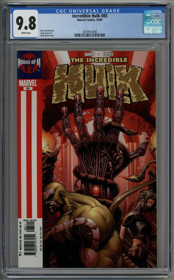 Incredible Hulk 85 CGC 9.8 House of M