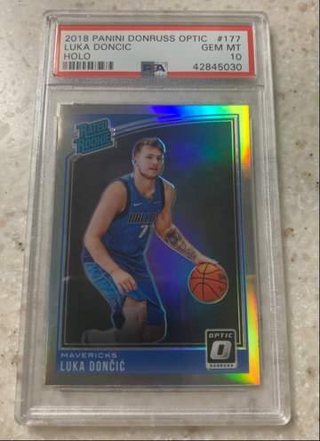 2018 Donruss Optic Holo Luka Doncic PSA 10