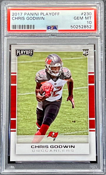2017 Chris Godwin Panini Playoff #230 PSA 10 GEM MT MINT