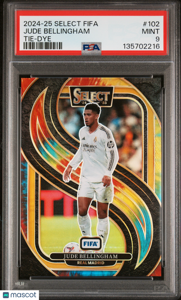 2024-25 Panini Select FIFA Jude Bellingham #102 Tie Dye PSA 9