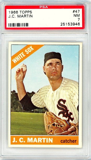 1966 Topps J.C. Martin #47 PSA 7 P1355