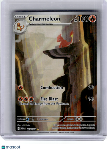 2023 Pokemon—Charmeleon #169 Scarlet & Violet 151—Illustration Rare Holo [Lightly Played]