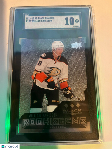 2014-15 Upper Deck Black Diamond William Karlsson Rookie SGC 10