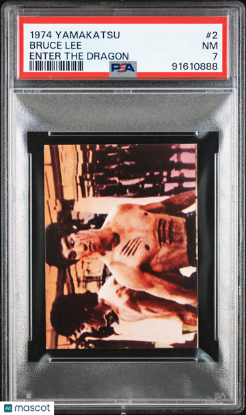 1974 Yamakatsu Enter The Dragon Bruce Lee #2 PSA 7
