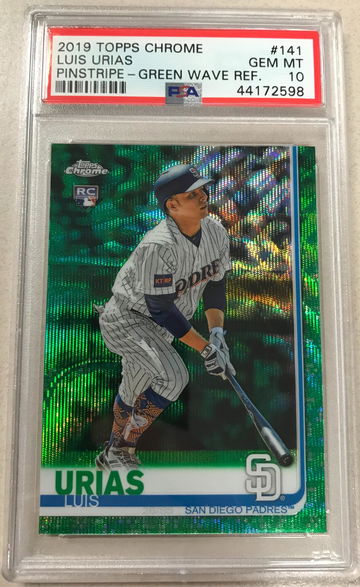 2019 TOPPS CHROME LUIS URIAS #141 PSA 10