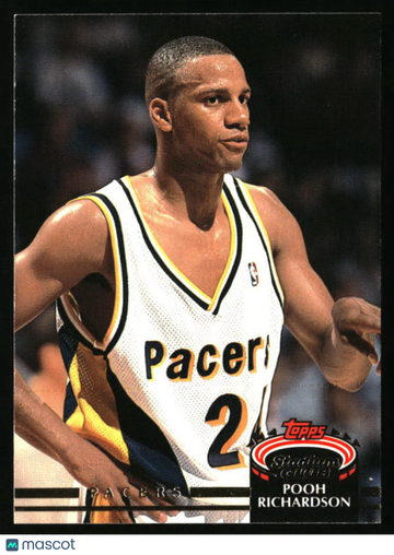 1992-93 Stadium Club Pooh Richardson #318 Indiana Pacers