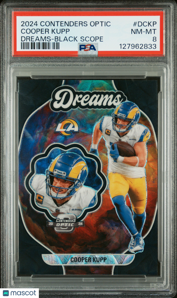 2024 Panini Contenders Optic Dreams Cooper Kupp #DCKP Black Scope PSA 8