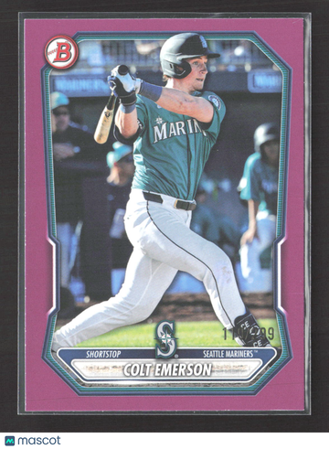 2024 Bowman Colt Emerson #BP-108 Pink 9/16.