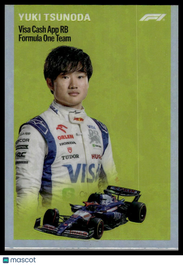 2024 Topps Chrome Formula 1 Yuki Tsunoda #1954-17 1954 Topps